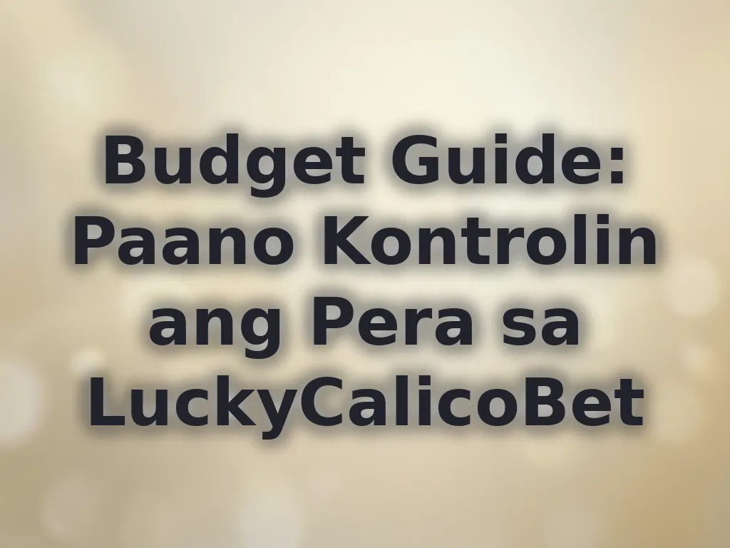 Budget Guide